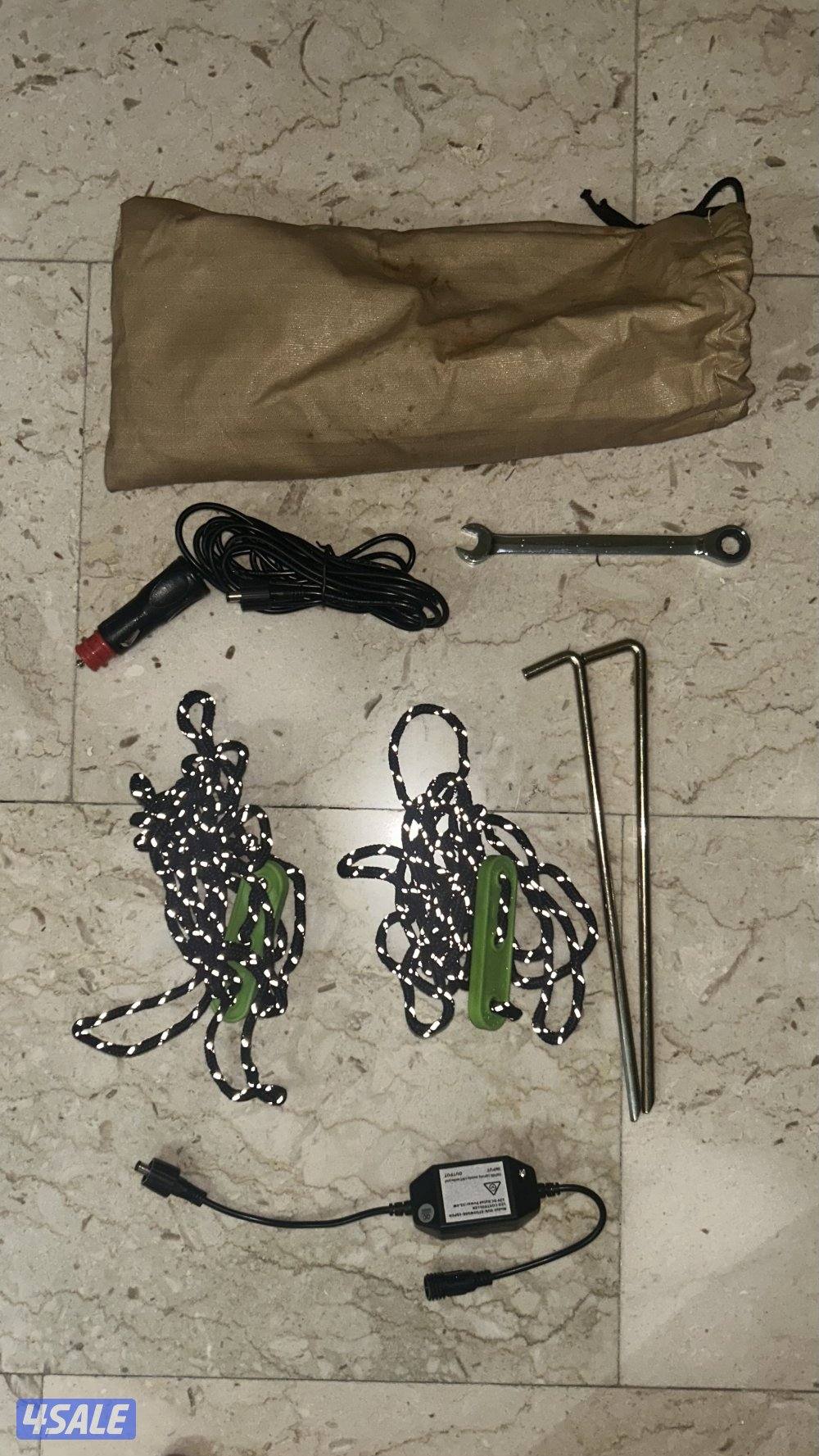 مظلة ايرون مان 2.5 متر ب 2.5 متر مع ليت داخل المظلة1