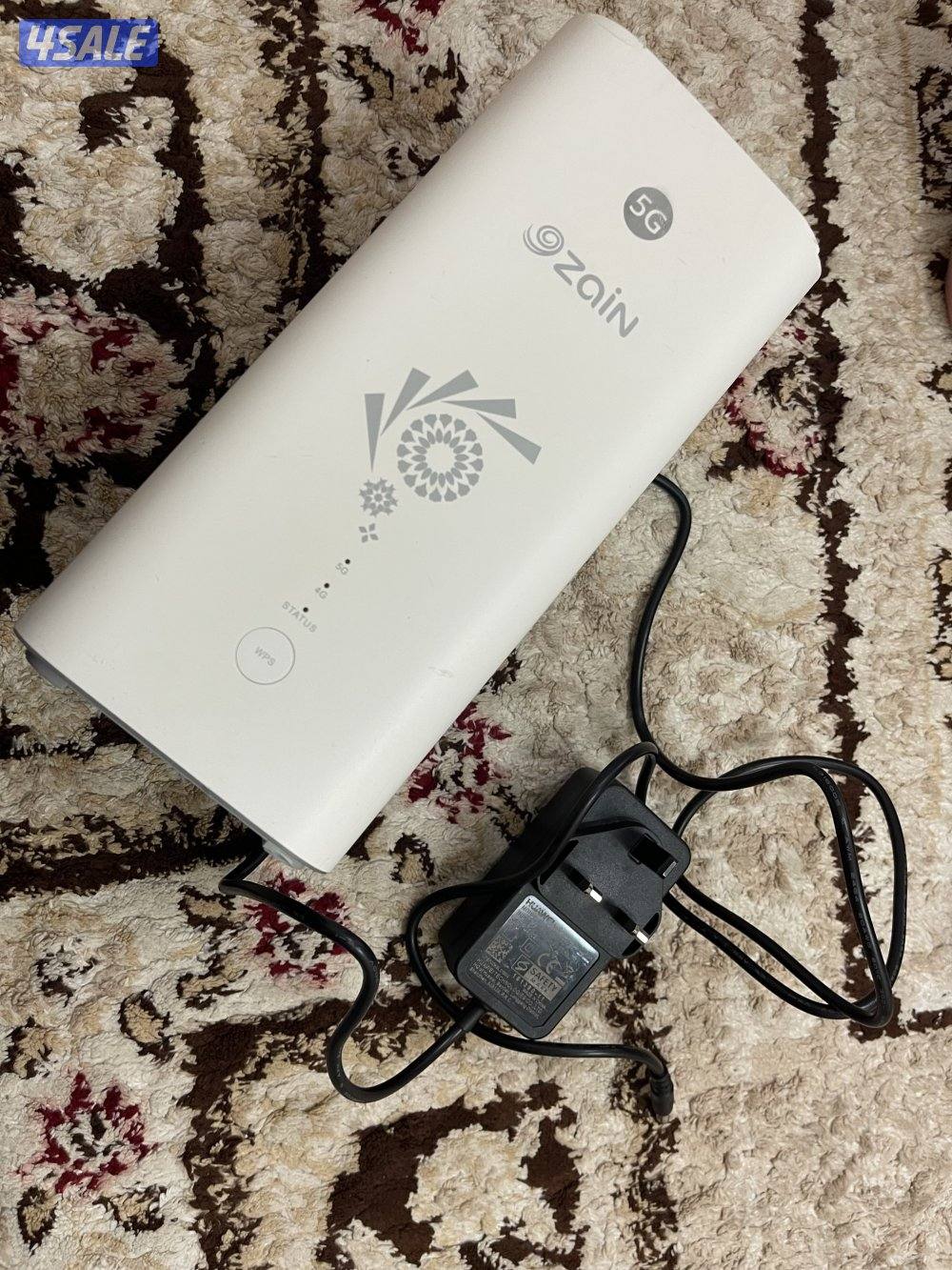 راوتر هواوي ثابت برو 4 نظيف وشغال تمام شرط 5g مع الشحن الاصلي0