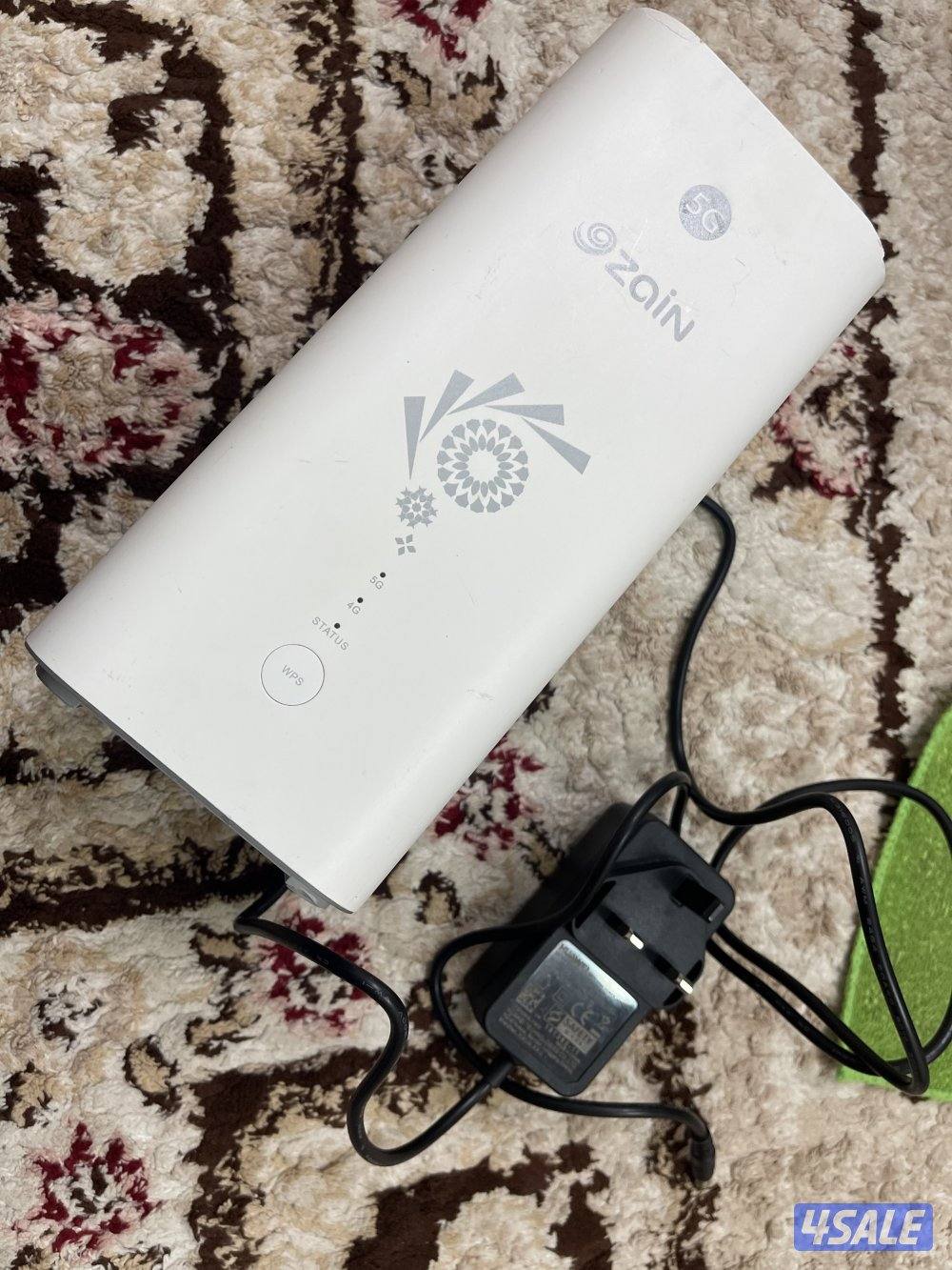 راوتر هواوي ثابت برو 4 نظيف وشغال تمام شرط 5g مع الشحن الاصلي3