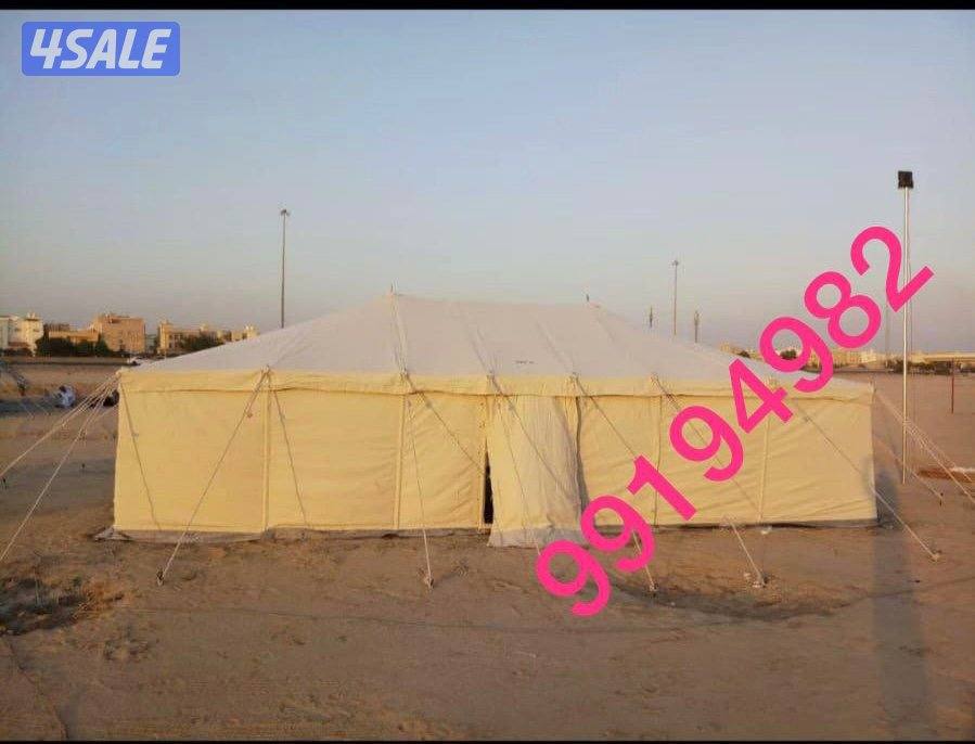 للبيع خيام جديد باكستاني ٣طبقات درجه اول خام ٢٤ملي3