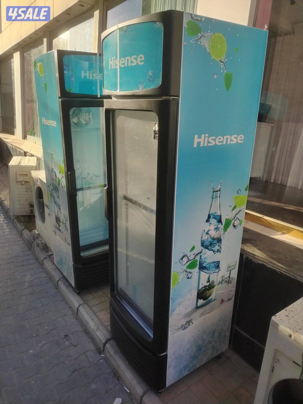 ثلاجة عرض هايسنس / Hisense – جديدة بالكرتون مكفولة من الغانم0