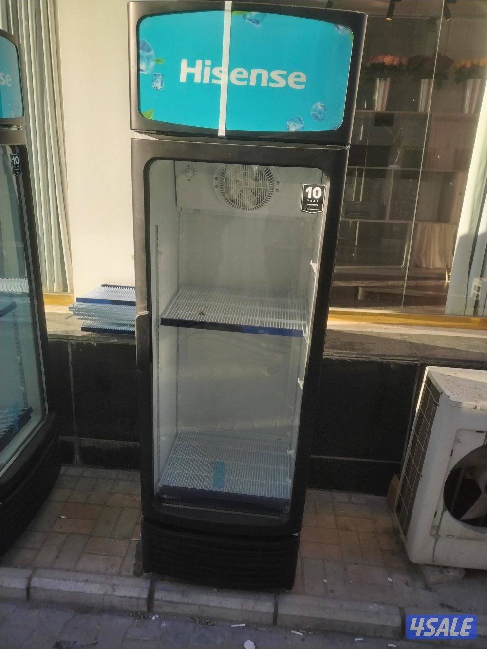 ثلاجة عرض هايسنس / Hisense – جديدة بالكرتون مكفولة من الغانم9