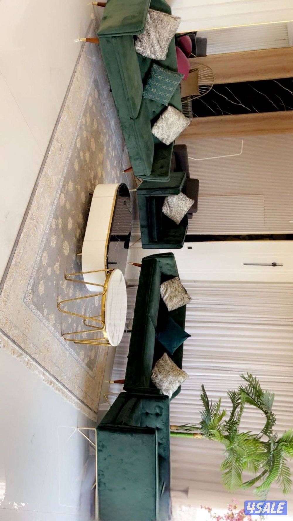 للبيع غنفات الطقم الاخضر من صفاة هوم شبه جديد استعمال خفيف1