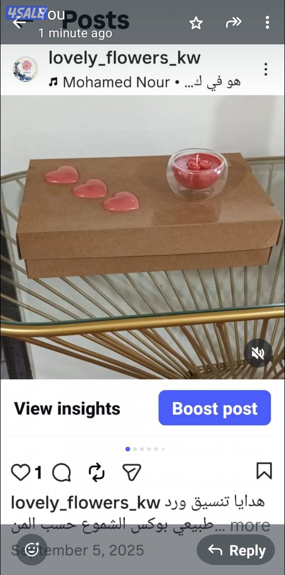 توزيع شموع و تنسيق ورد طبيعي للمناسبات0