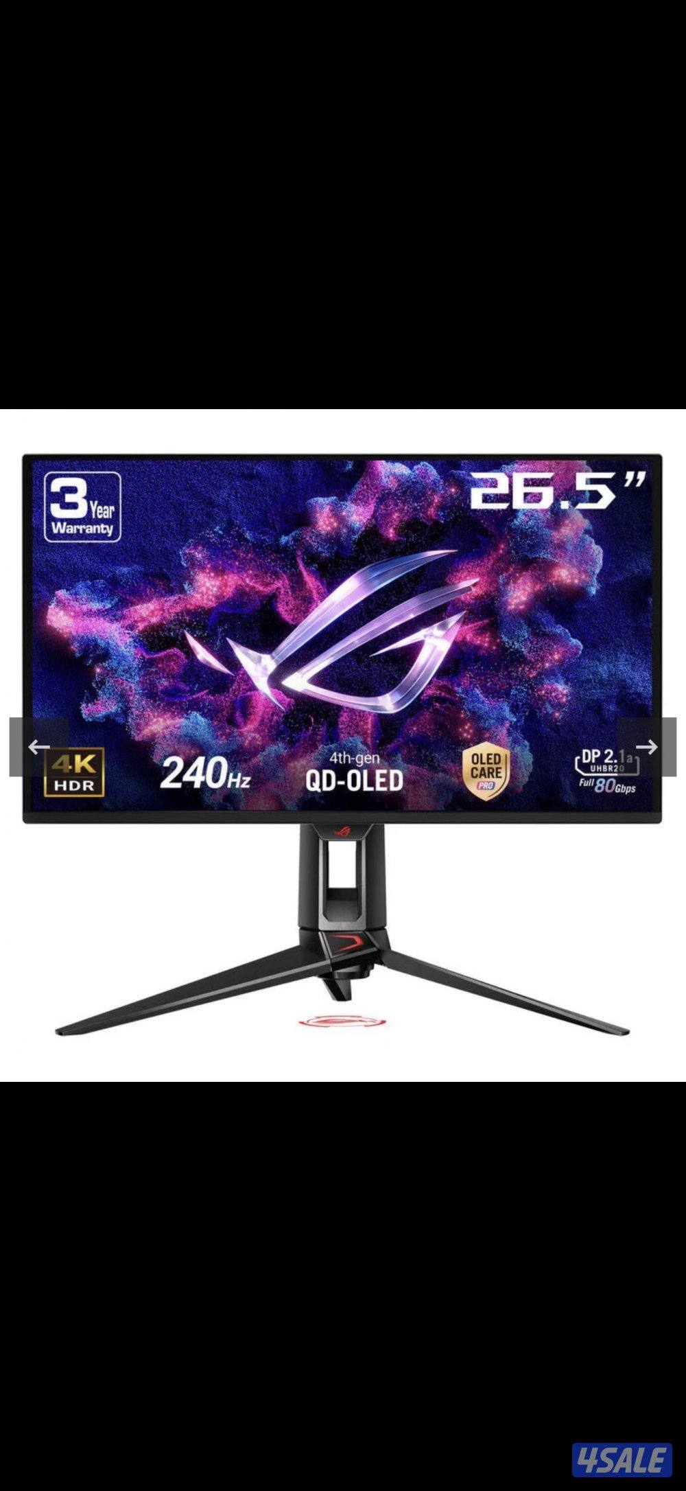شاشة PG27UCDM Asus Oled 4k 240hz 26.5 inch0