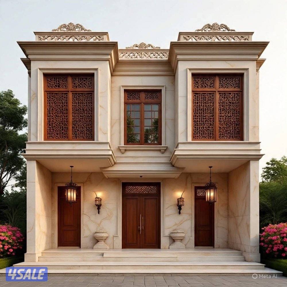 للبيع قسيمه دورين وربع جاهزه للسكن0