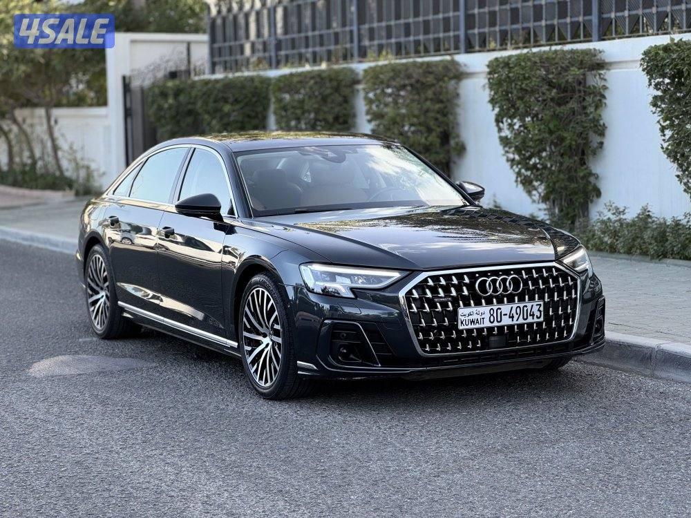 اودي A8L TFSI55 موديل 2024 عداد 21 الدرجة الأولى الغانم صبغ وكالة1