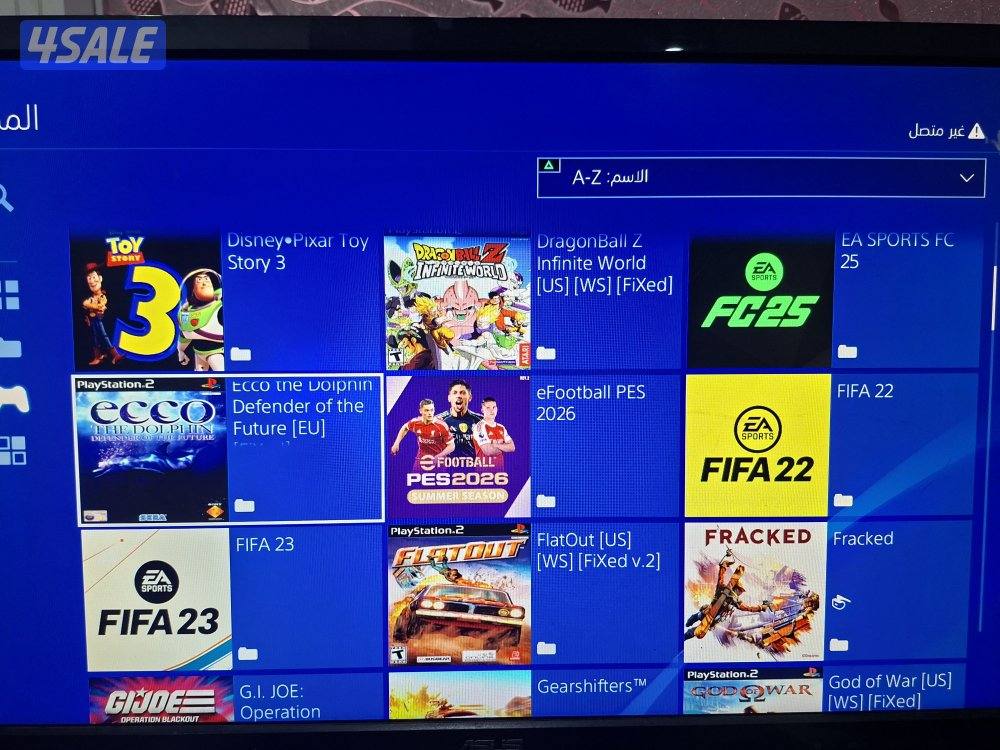 سوني 4 تحديث 9.00 داخله 140 لعبة1