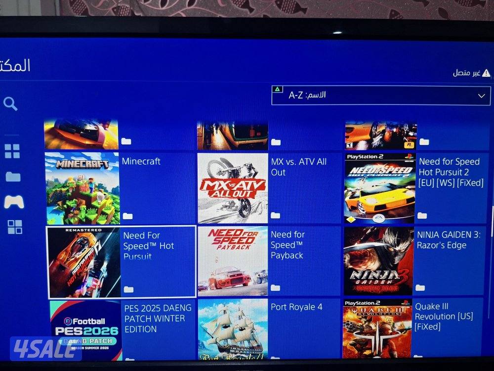 سوني 4 تحديث 9.00 داخله 140 لعبة4