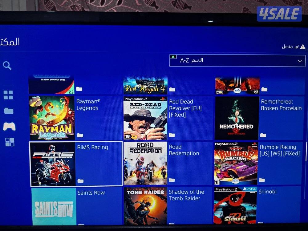 سوني 4 تحديث 9.00 داخله 140 لعبة5