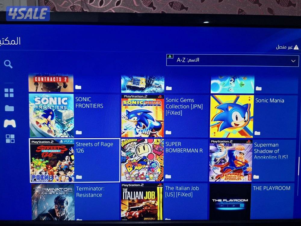 سوني 4 تحديث 9.00 داخله 140 لعبة6