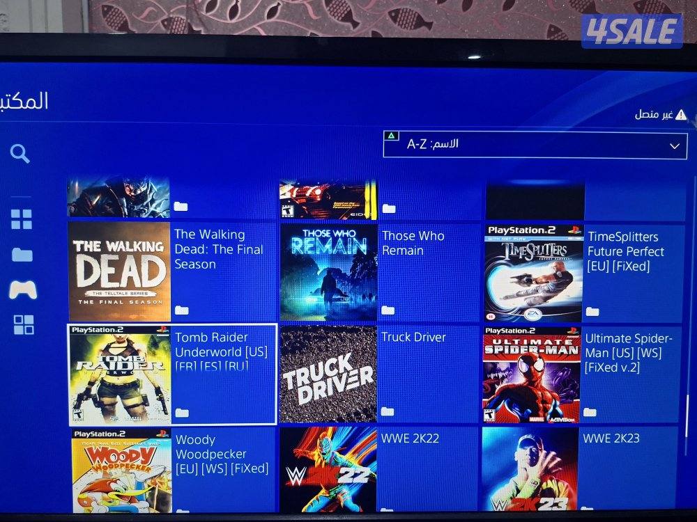 سوني 4 تحديث 9.00 داخله 140 لعبة7