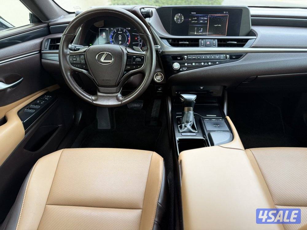 لكزس ES250 موديل 2021 عداد 102 صبغ وكالة الساير صدفي8