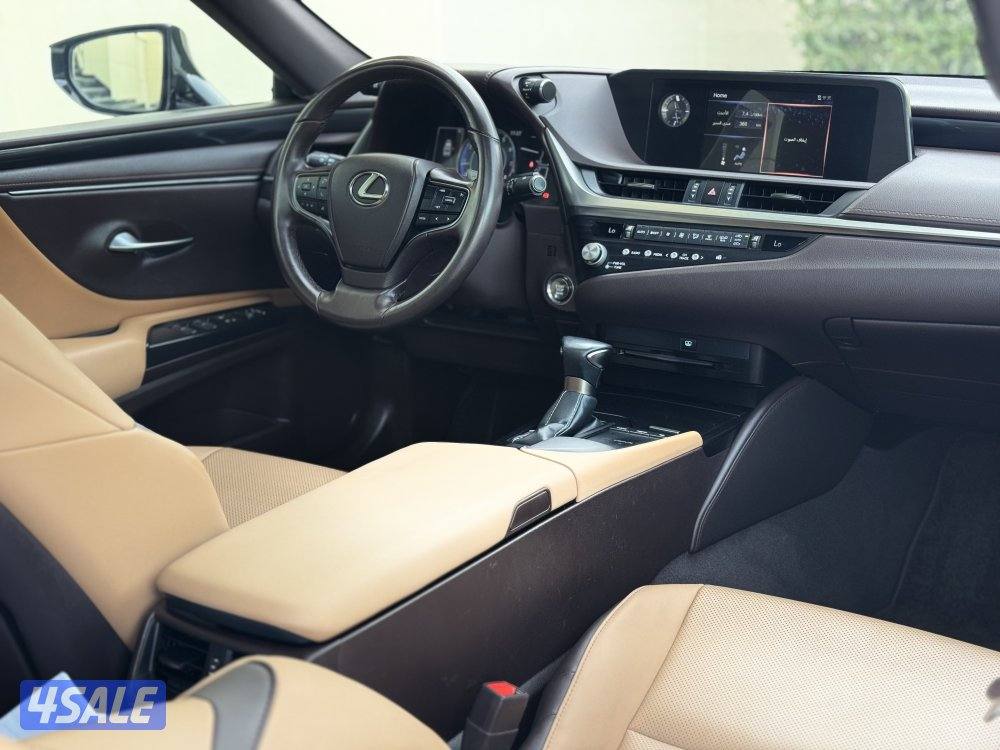 لكزس ES250 موديل 2021 عداد 102 صبغ وكالة الساير صدفي9