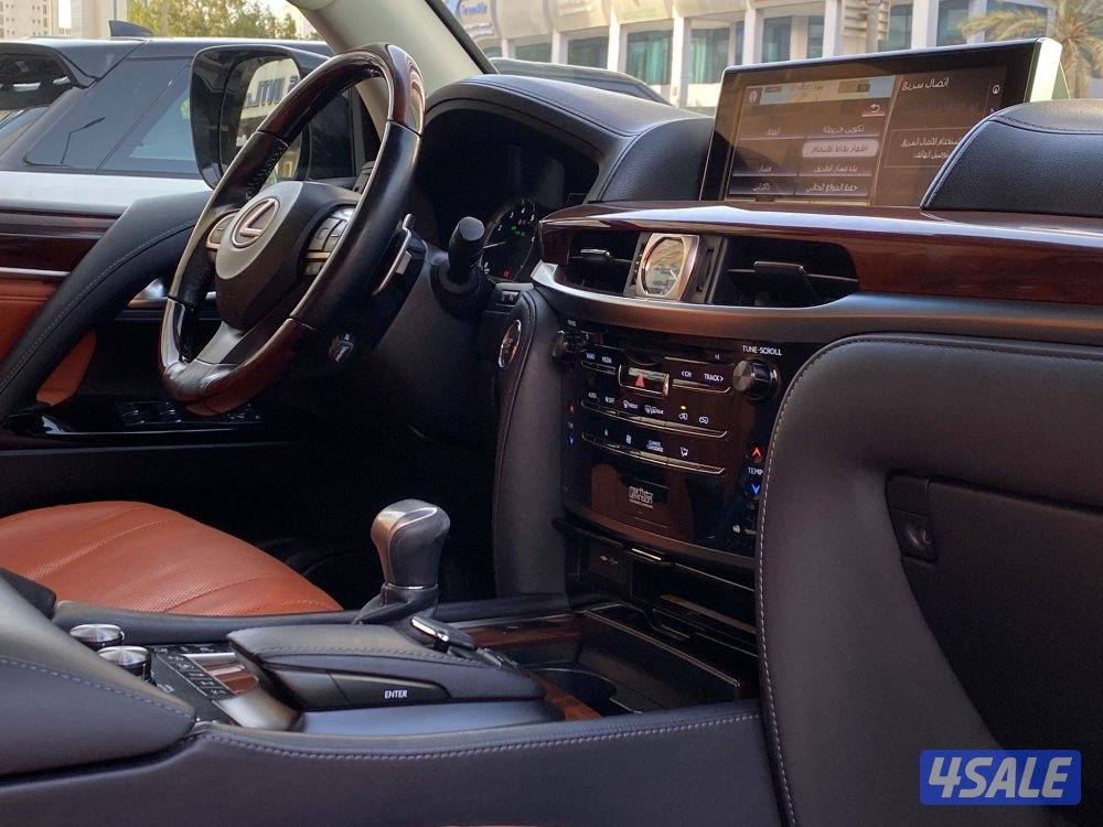 لكزس LX570 موديل 2017 عداد 174 الف كيلو فقط وارد الساير صبغ الوكاله4