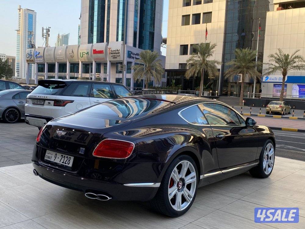بنتلي كونتننتال GT V8 موديل 2015 عداد 71 الف كيلو فقط صبغ الوكاله3