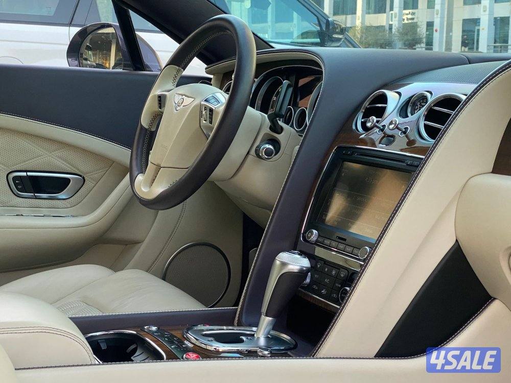 بنتلي كونتننتال GT V8 موديل 2015 عداد 71 الف كيلو فقط صبغ الوكاله4