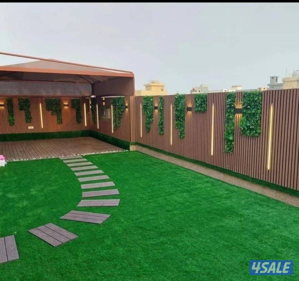 تركيب سياج  تركي وتيل صباعي وتيل  صناعي  تركيب بلاط متداخل تركيب كربست6