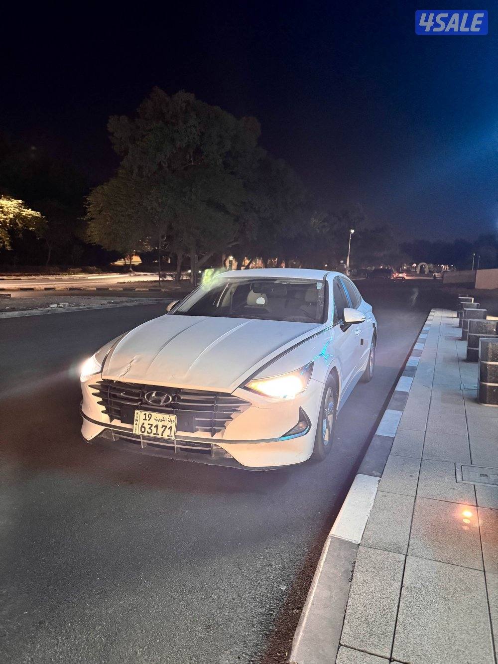 للبيع هيونداي سوناتا ٢٠٢١ صبغ الوكاله شرط الفحص ماشي 144 الف5