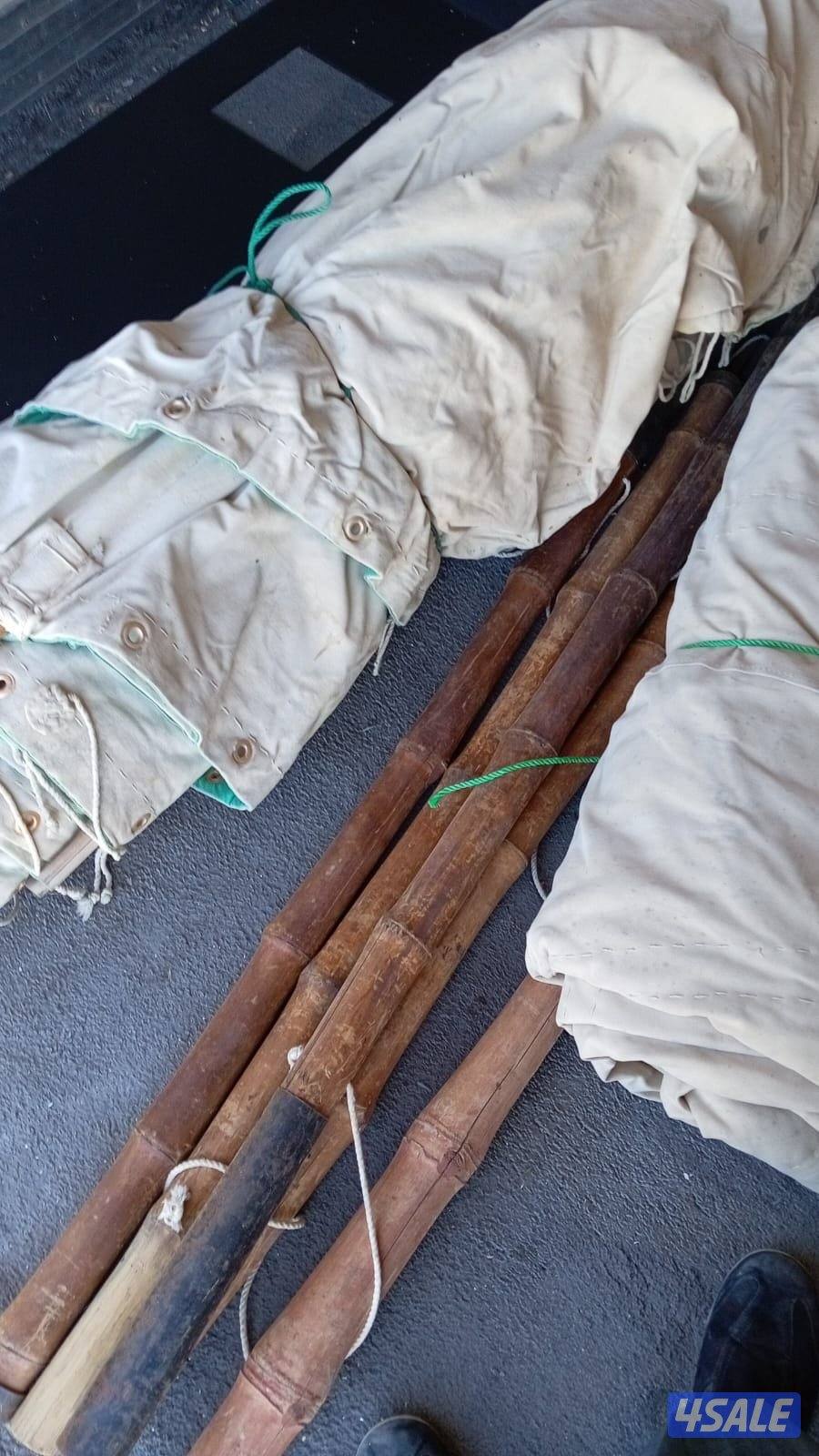 خيمه 6/4 صباحية نظيفة جدا منصوبة مرة وحدة فقط ومخزنة3