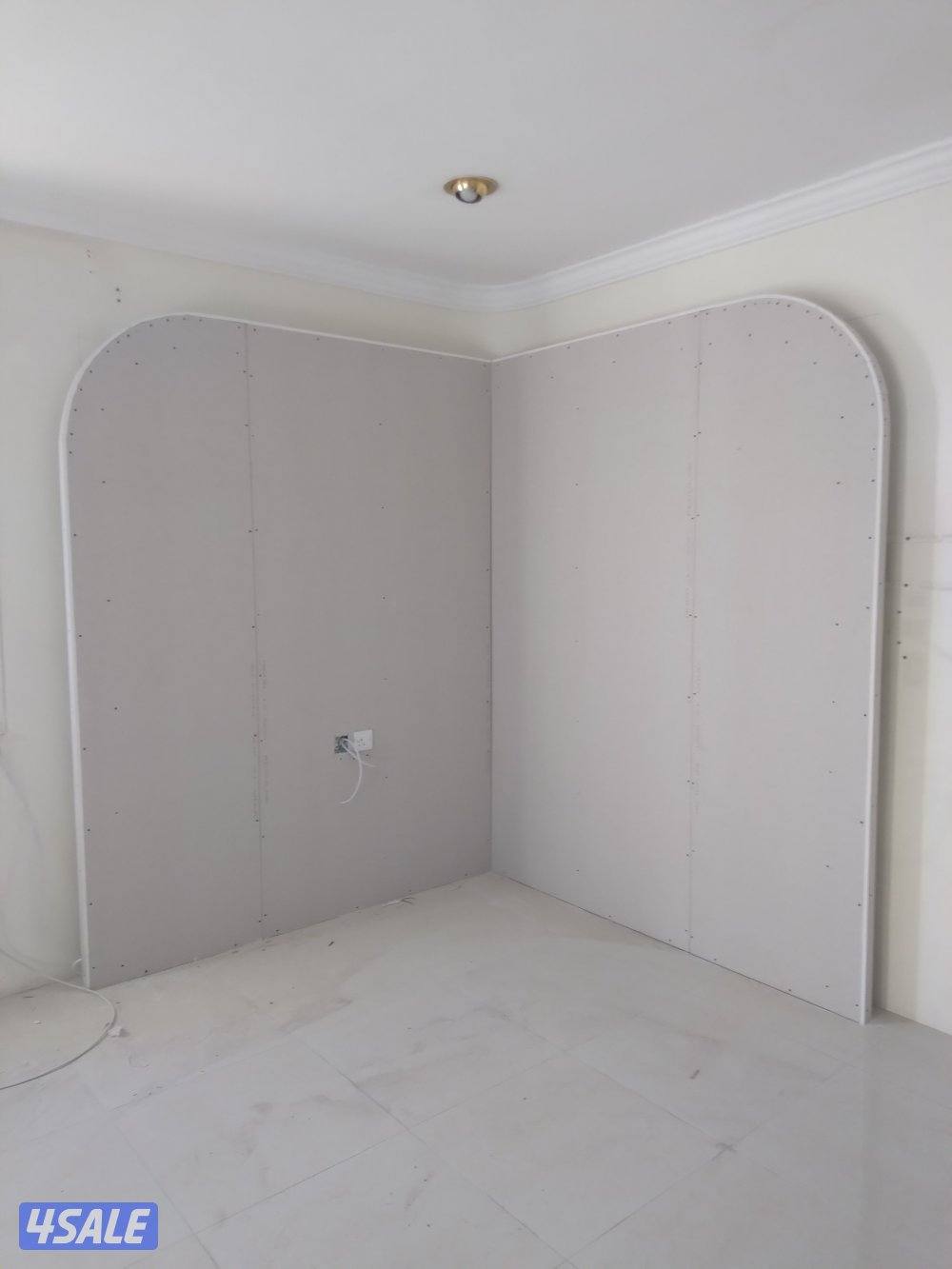 جبسم بورد امركي مخفي توفا سيمنت بورد باب خشب2