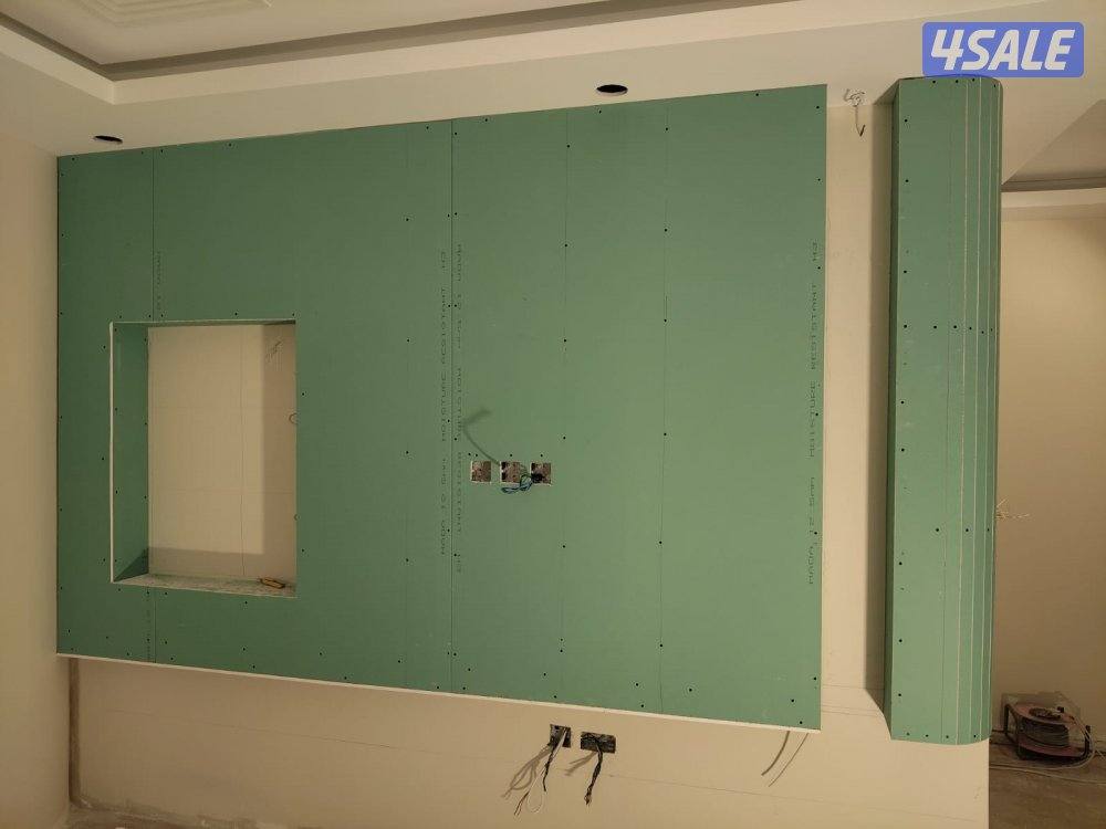 جبسم بورد امركي مخفي توفا سيمنت بورد باب خشب4