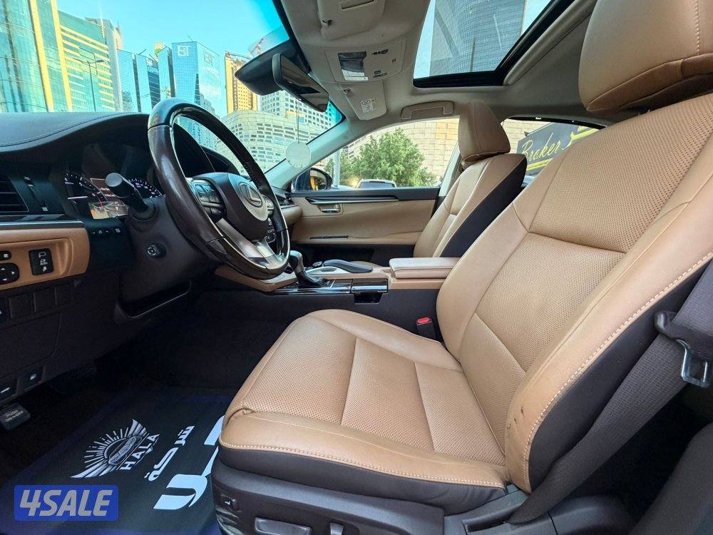 لكزس ES250 موديل 2017 عداد 122 الف كيلو فقط سيرفس منتظم شرط الفحص5