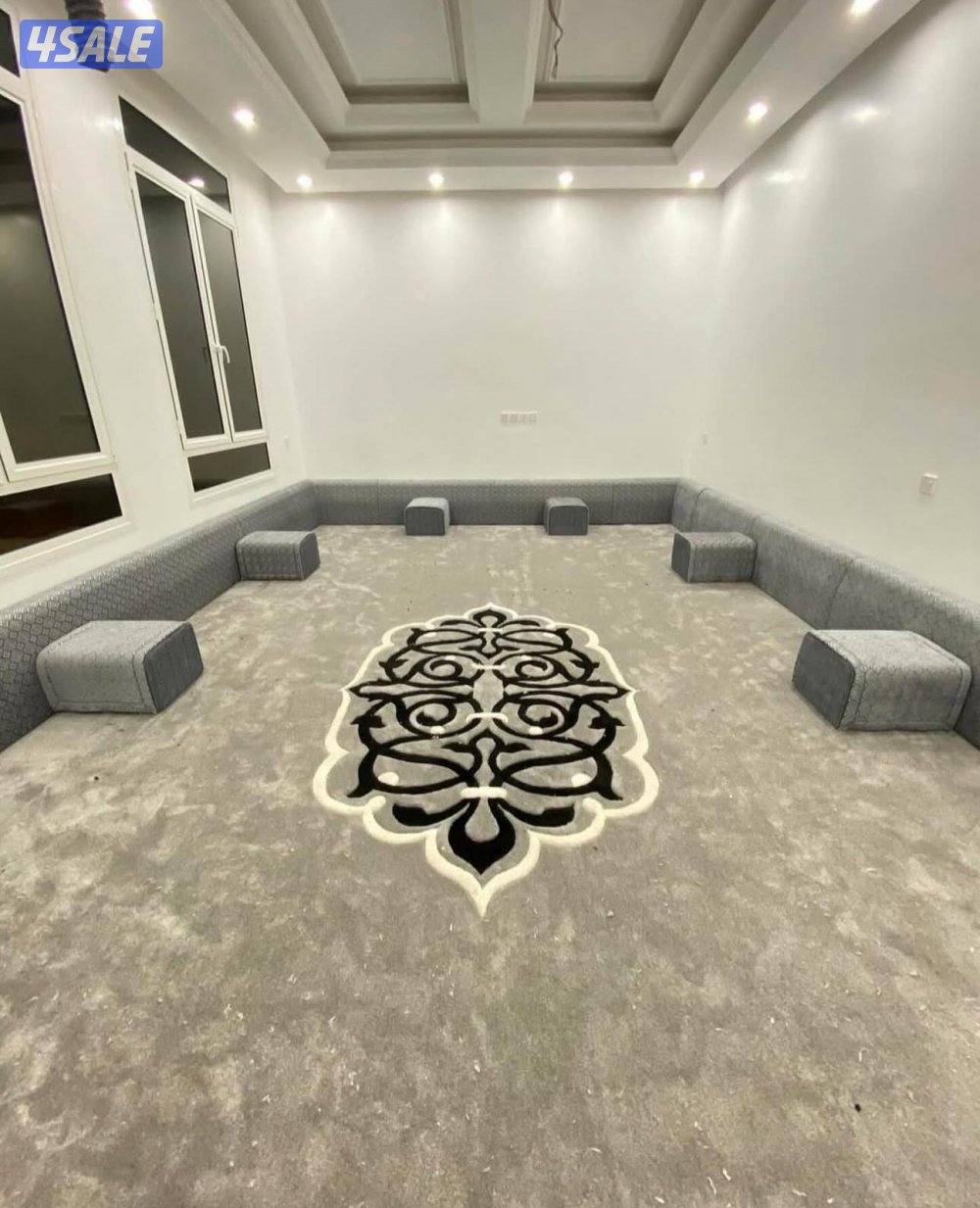 بيع وتركيب جميع انواع السجاد القص سميك وخفيف سادة ومشجر1