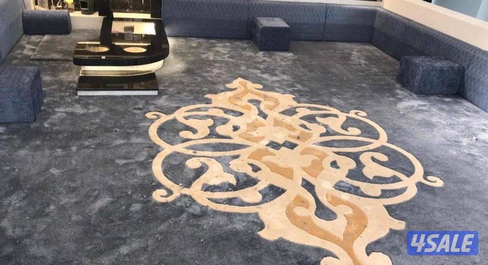 بيع وتركيب جميع انواع السجاد القص سميك وخفيف سادة ومشجر3