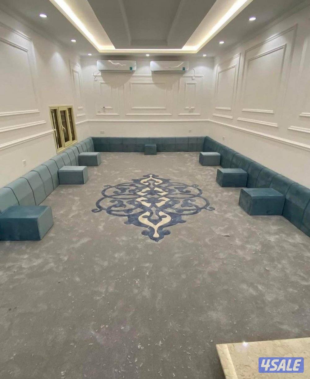 بيع وتركيب جميع انواع السجاد القص سميك وخفيف سادة ومشجر4