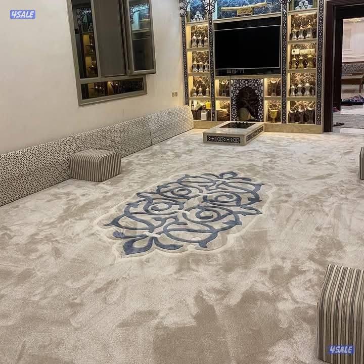 بيع وتركيب جميع انواع السجاد القص سميك وخفيف سادة ومشجر5