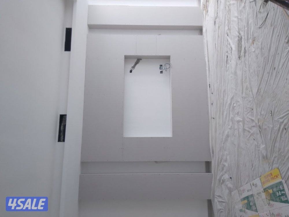 جبسم بورد امركي مخفي توفا سيمنت بورد باب خشب7