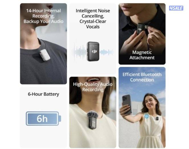 Dji neo fly more combo+Dji mic2 +Dji bag4