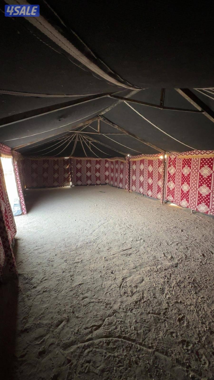 للبيع شاليه وعرزاله وعربانه اغراض مخيم كامل حمام عزكم الله وخيمتين 6/410