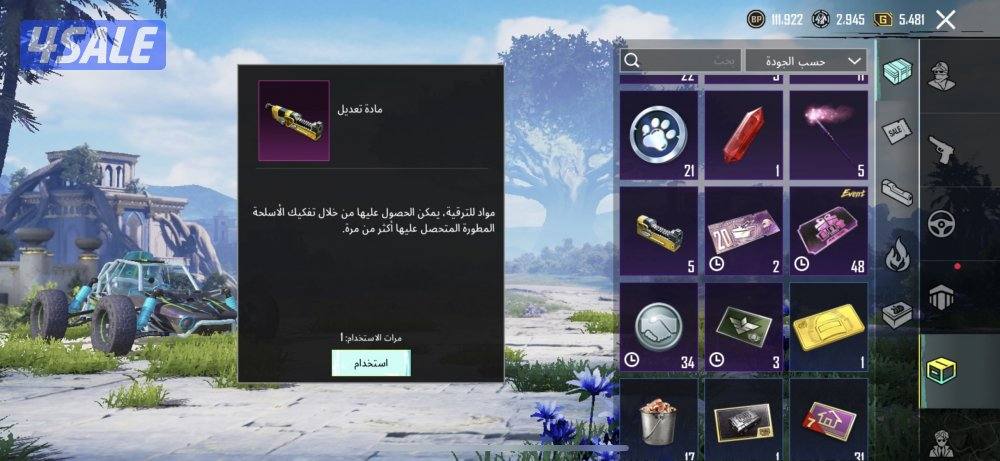 للبيع حساب ببجي6