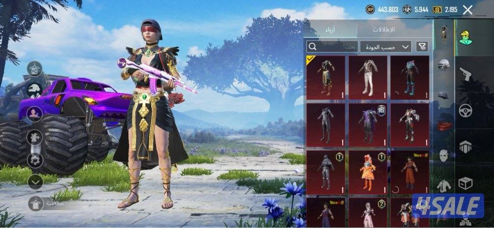 حساب ببجي للبيع اسلوب خرافي واشياء نادره وحلوه الي يبي يشوف الحساب يدخ0