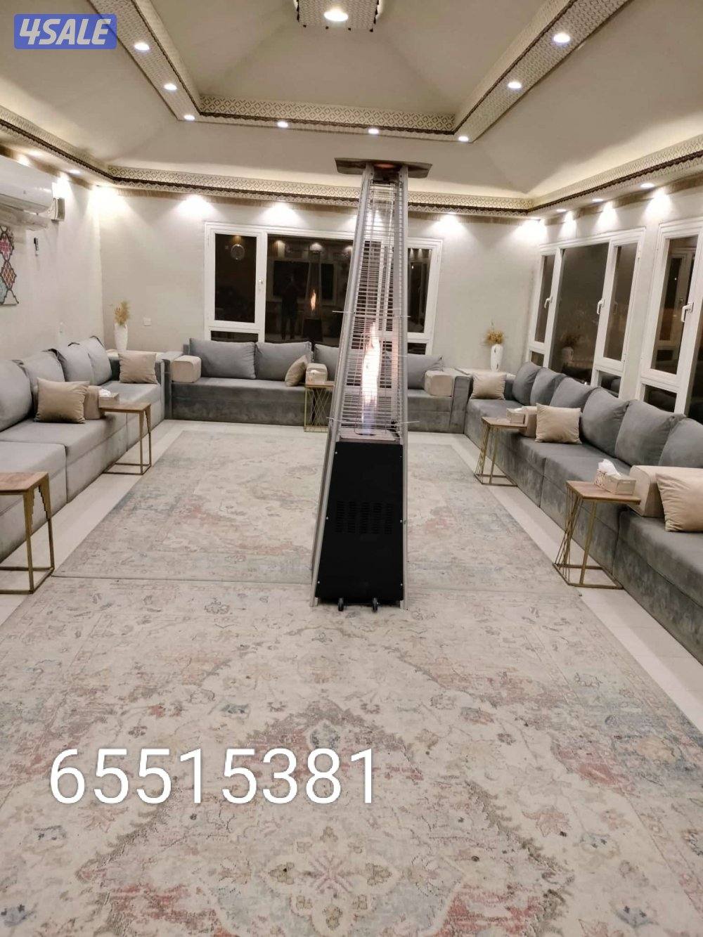 دفيات غاز ومكيفات عمودية وكراسى وطولات تجهيز مناسبات0