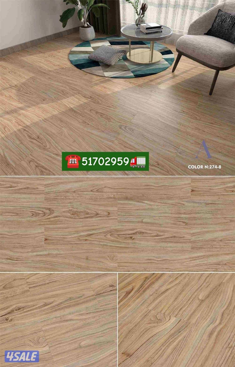 اصباغ : أرضيات باركيه خشب ، شرائح البلاستيك ، ورق جدران؛ نعله فوم، بدي8