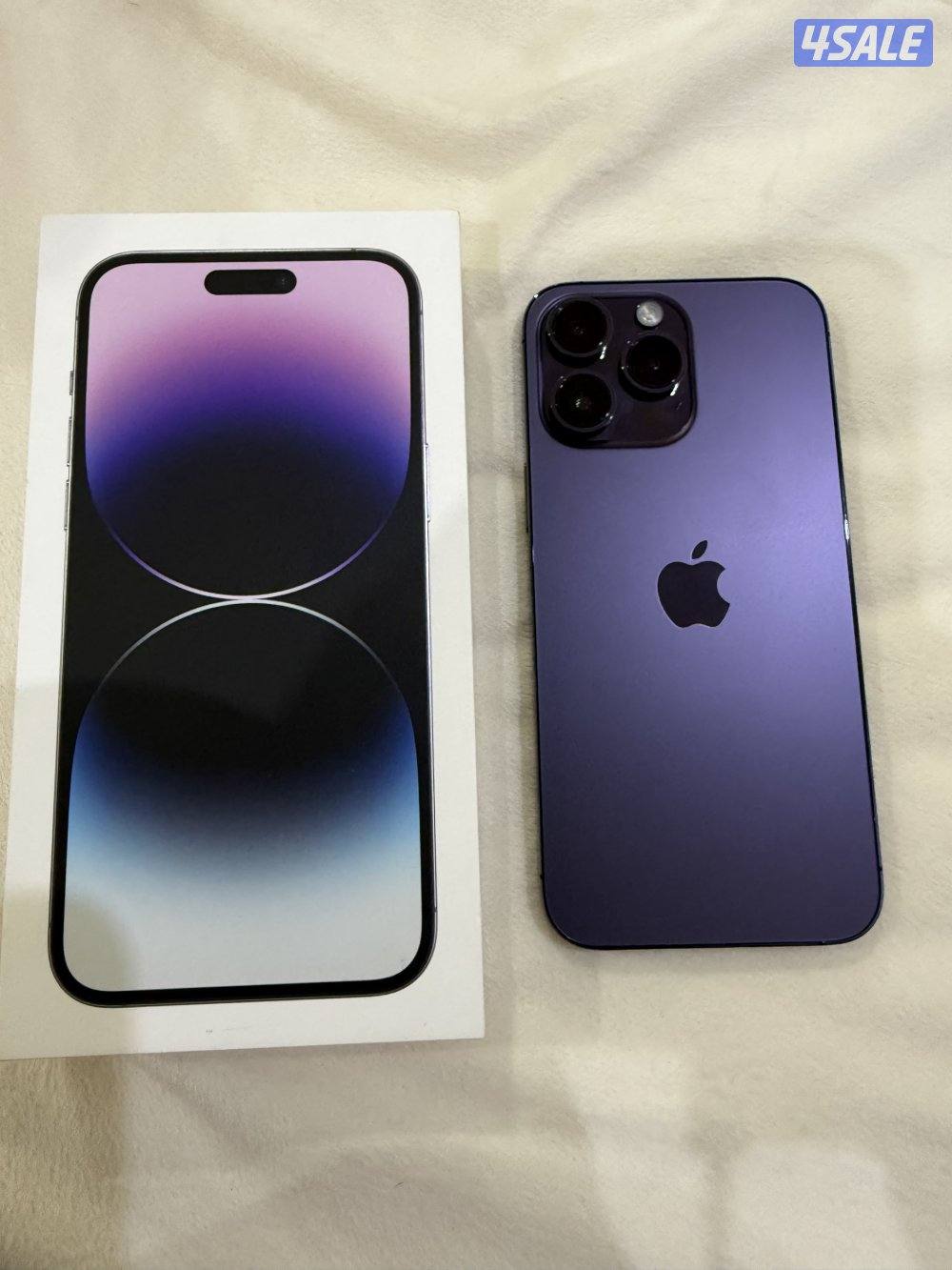 للبيع آيفون 14 برو ماكس مع ساعة ابل0