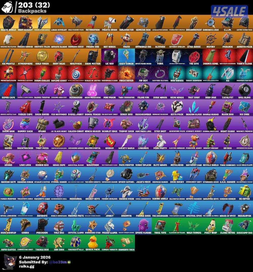 للبيع حساب فورت جوردن الطيار3