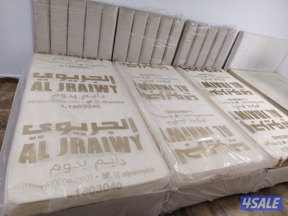 سراير وفرشات طبية بكل المقاسات وأرخص الأسعار وجميع الدزينات والالوان م1