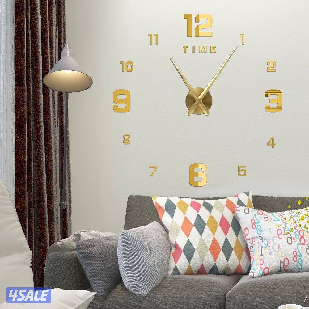 ساعات حائط 3D تركيب جميع مناطق الكويت نتحكم في المقاس1