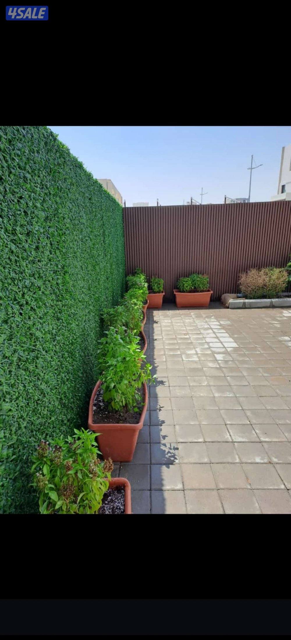 تنسيق حدائق وزارع الثيل الطبيعي وتركيب الثيل الصناعي6