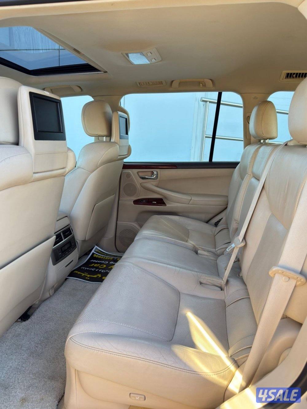 لكزس LX570  وارد قطر شرط الفحص جير مكينه شاصي البدي قطعه وحده7