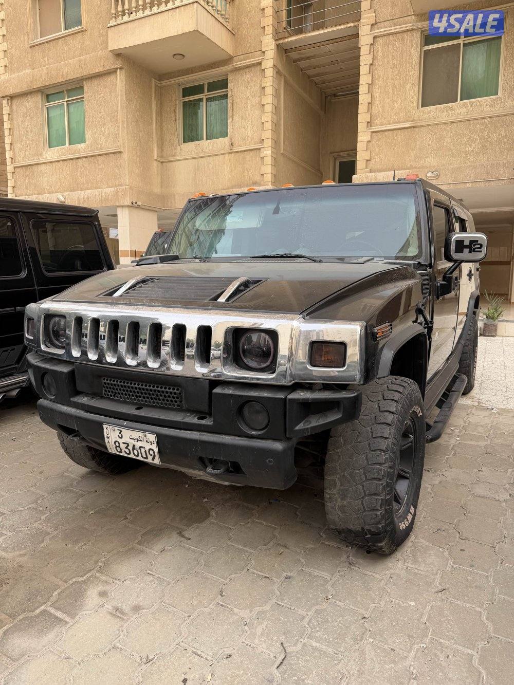 سيارتين همر H2 و همر H3 للبيع0