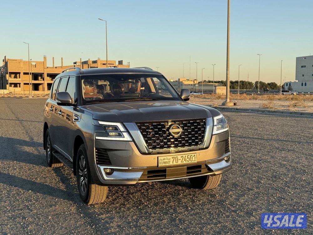 للبيع باترول تيتانيوم2023 صبغ الوكاله1