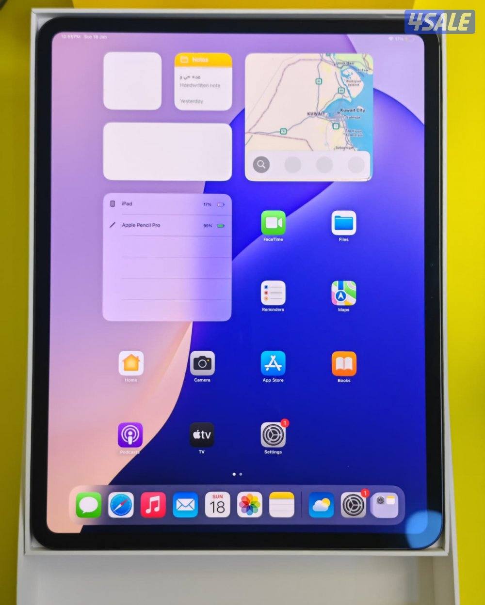 قلم أبل بنسل برو مستعمل كالجديد Apple Pencil Pro Used Like New5