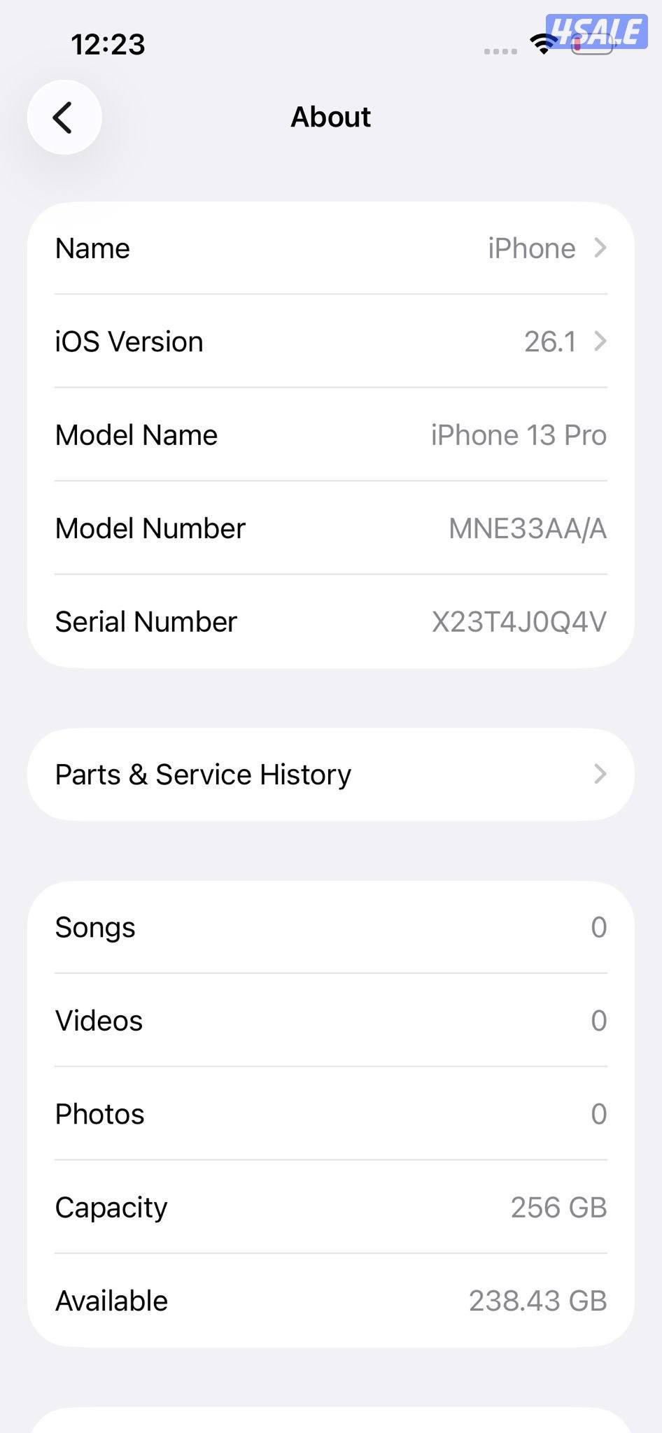 ايفون 13 برو 256GB أخضر مستعمل اصلي iPhone 13 Pro 256GB Green9