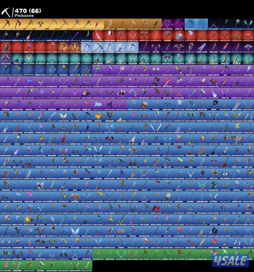 حساب فورت نايت حفل ملكي ‼️🔥🔥470+4