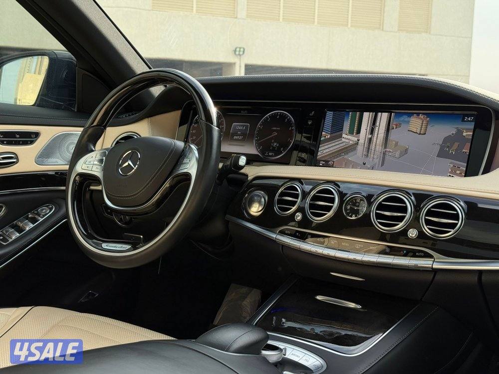 مرسيدسS550L موديل2014 عداد84الف وارد اليابان سيرفس منتظم5
